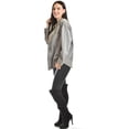 thumbnail image 2 of Chamarra oversized de mezclilla /Juvenil, 6829 (Gris) gris M, 2 of 5