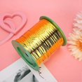 thumbnail image 2 of 400 Meters Twist Ties for Candy, Pastry Packaging, Gift Box, Flower Twist Ties, Gold, 2 of 3