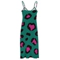 thumbnail image 5 of Leopard Print Pattern Sleeveless Dress Women's Luxury Party Dress Birthday Dresses for Women, 5 of 7