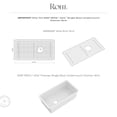 thumbnail image 2 of Rohl Allia Wire Sink Grid For 6497 Kitchen Sink in Stainless Steel - WSG6497SS, 2 of 5