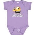 thumbnail image 3 of Inktastic Papa Little Digger Construction Truck Boys Baby Bodysuit, 3 of 5