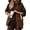Coffee, variant on SHEWIN Womens Puffer Vest Full Zipper Hooded Long Quilted Jackets Sleeveless Winter Warm Coat Outerwear