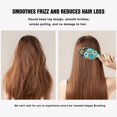 thumbnail image 4 of Pastoral Style Hair Brush with Floral and Tribal Patterns, Vintage Bohemian Soft Paddle Brush for Wet & Dry Hair, 4 of 7