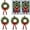 Cedar, variant on Bootesun 6PCS Christmas Wreath for Windows, 11.8 Inch Christmas Window Decorations Cabinet Wreaths with Red Bow Greenery Artificial Hanging Garlands for Fireplaces Window Home (Pine)