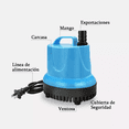 thumbnail image 4 of Bomba De Agua Sumergible Para Acuario Peceras 3000/h Azul Con Negra Belug  Bomba De Agua, 4 of 4