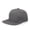 Dark Gray, variant on Men Flat Brim Adjustable Performance Hat Snapback Laser Perforated Baseball Cap, Lightweight Breathable Design Ideal for Running Cycling Gym or Summer Outdoor Sports