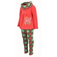 thumbnail image 2 of Unique Baby Girls 3 Piece Merry Christmas Legging Set Outfit (8Y, Red), 2 of 5