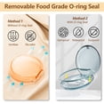 thumbnail image 5 of Retainer Case, 2 Pack Orthodontic Mouth Guard Case with Magnetic Closure Hinged Lid, Portable Slim Night Guard Case, Easy to Clean Aligner Case for Girl, Boy, Women, Men, Teenage, Adult(2 Pack Grey), 5 of 6