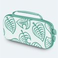 thumbnail image 4 of SHAR Portable Storage Case (Green Leaf) for Nintendo Switch lite models Durable Hard Shell Game Storage Handbag Portable Travel Bag PU Bag, 4 of 5