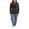 thumbnail image 4 of CafePress - Spooky Halloween Nurse - Women's Long Sleeve Charcoal Gray Pajamas, 4 of 7
