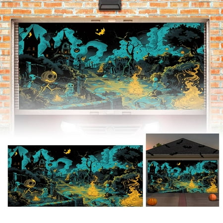 

Your Halloween Décor Game With Our Garage Banner: Instant Factor!