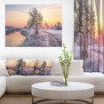 thumbnail image 1 of Winter Sunrise over Frosty Field - Landscape Print Wall Artwork, 1 of 3