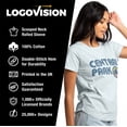 thumbnail image 4 of New York City Nyc Central Park Logo Women's Graphic T-Shirt Rolled Sleeve Tee, 4 of 6