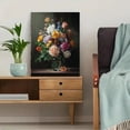 thumbnail image 5 of Vibrant Peony & Tulip Still Life Canvas Print Wall Art for Living Room Office Hallway, 5 of 8