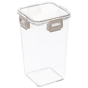 solacol Large Food Storage Containers with Lids Airtight Kitchen Storage Square Sealed Tank, Grain Storage Tank, Pet Plastic Food Grade Refrigerator, Fresh-Keeping Storage Box