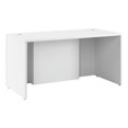 thumbnail image 1 of Hampton Heights 60W x 30D Executive Desk in White - Engineered Wood, 1 of 8