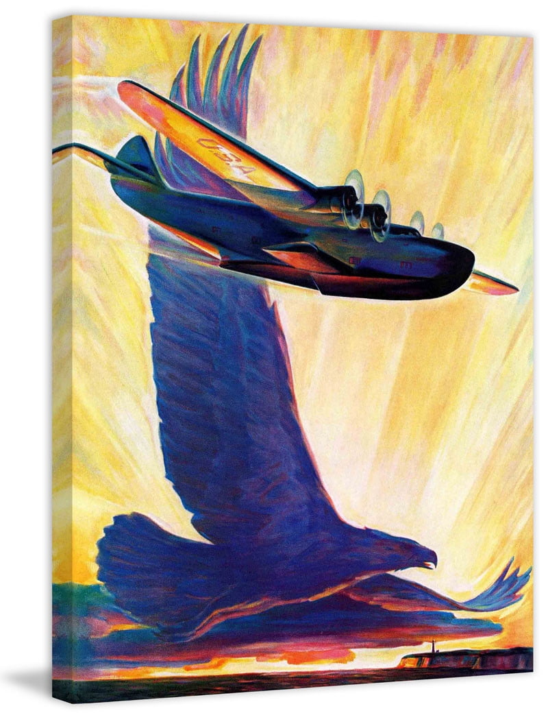 Marmont Hill "Eagle's Wings" Painting Print on Canvas