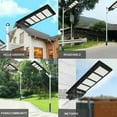 thumbnail image 4 of 900000LM 60/90W/120W Solar Outdoor Street Light LED PIR Motion Sensor Area IP67 Dusk-to-Dawn Area Road Spotlight + Remote (Pole Not Included), 4 of 4