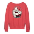 thumbnail image 2 of Barbie - Barbie Western Americana - Women's French Terry Long Sleeve Pullover, 2 of 4