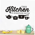 thumbnail image 4 of unbranded Stickers De Pared Para Cocina En PVC Negro Impermeable Y Fácil De, 4 of 8