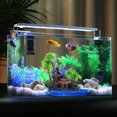 thumbnail image 3 of Simulación de la planta de paisajismo de pescado decoración del árbol de coco del acuario del acuario, 3 of 5