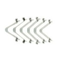 thumbnail image 1 of Graflsoa 6-Piece Steel Spring Clips for Kayak Paddle Tubes, Durable and Stretch-Resistant, Compatible with Round or Square Tubes, 6/8/9mm Options Available, 1 of 6