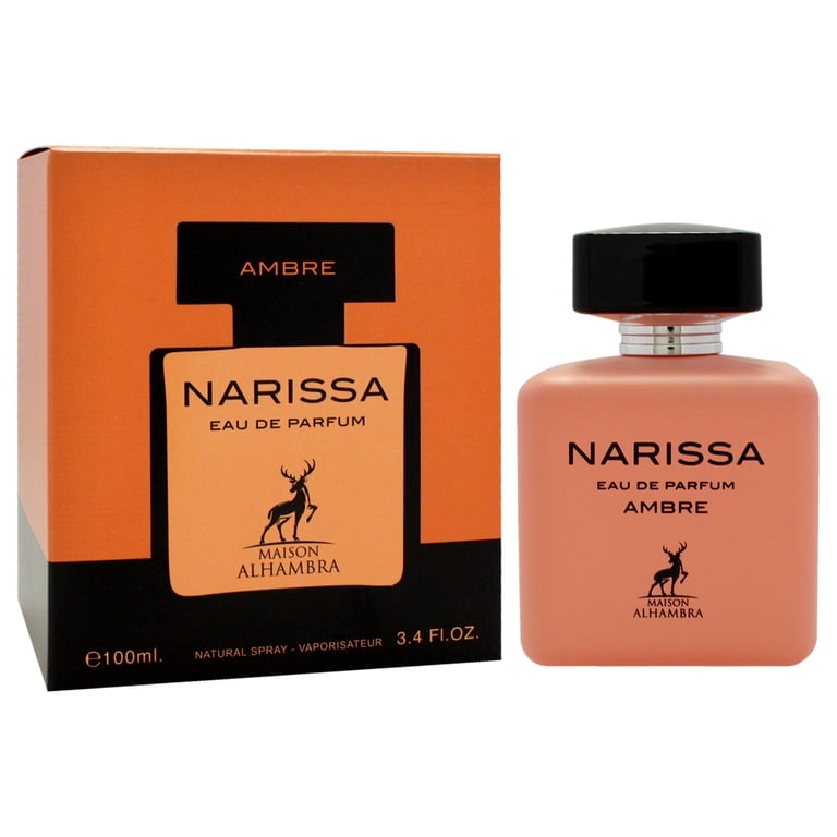 【正規品】新品 ドバイ 香水 Maison Alhambra ナリッサ Maison Alhambra Narissa Ambre, Oriental EDP Spray, 3.4 oz, Amber