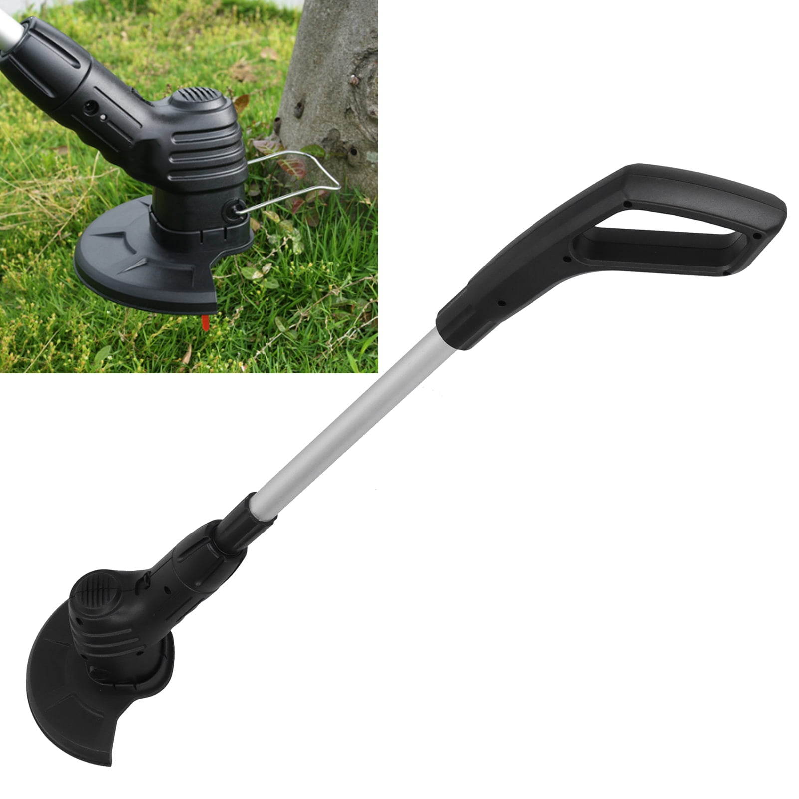 Demonsen Lawn Mower electric Lawn Mower Handheld Long Battery Life Household Cordless Small Usb Rechargeable Field Mower lawn Equipment