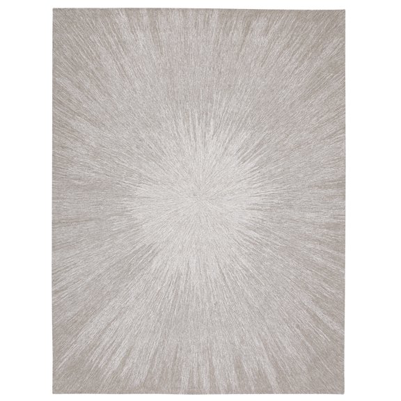 SAFAVIEH Micro-Loop Carbrey Sunburst Area Rug, Taupe, 8' x 10'