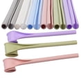 thumbnail image 3 of De Pajitas Para Beber, Accesorio De Cocina Sin Bpa, Juego De Pajitas De Silicona, Kit De Ventosa Doblada Recta, Suministros Para Fiestas En Restaurantes 6 Piezas Minnieouse HA016251-00, 3 of 6