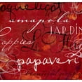 thumbnail image 2 of Sasha 27x26 Gold Ornate Wood Framed with Double Matting Museum Art Print Titled - Le Pavot III, 2 of 4