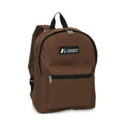 Everest Unisex Basic 15" Backpack, Brown