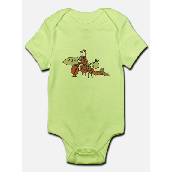 CafePress - Lobster Moving To Maine Infant Bodysuit - Baby Light Bodysuit