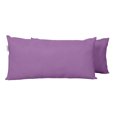thumbnail image 2 of Vargottam Indoor/Outdoor Polyester Fabric Lumbar Pillow With Insert, All-Weather Waterproof Decorative Throw Pillow for Patio Furniture-Set of 2 - Lavender, 2 of 7