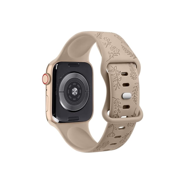 Teknet Correa Silicon Floral para Apple Watch 8 7 6 5 4 3 2 1