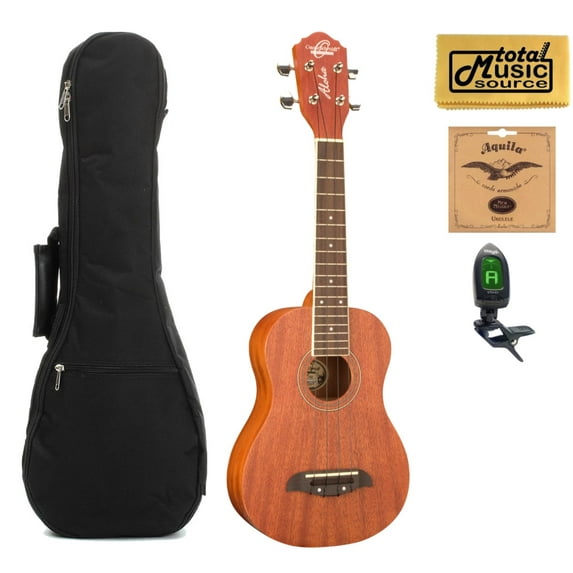 Oscar Schmidt OU200 Comfort Series Concert Ukulele, Mahogany Top,Back & Sides, W/Padded Gigbag,Tuner,Strings & PC, OU200C COMP