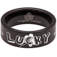 thumbnail image 5 of Good Luck Tungsten Carbide Ring, 5 of 9