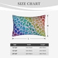 thumbnail image 3 of Fotbe Rainbow Glitter Pillow Cases - Envelope Closure - Luxury, Extra Soft, Cooling Pillow Covers - Wrinkle, Fade, Stain Resistant-20"x30", 3 of 8
