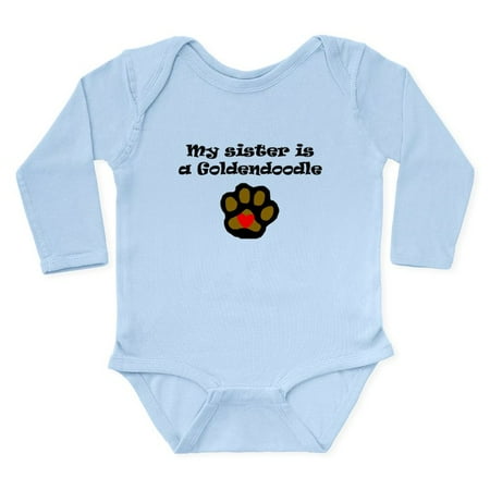 

CafePress - My Sister Is A Goldendoodle Body Suit - Long Sleeve Infant Bodysuit
