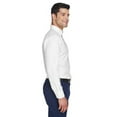 thumbnail image 3 of Devon & Jones D630 Men's Crown Collection Oxford Woven Dress Shirt-White-2XL, 3 of 3