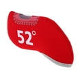 thumbnail image 2 of jinwen Couvre-Tête de Putter en Fer pour Club de Golf, Protège-Couvre-Tête, 52 Degrés, Rouge, 2 of 7