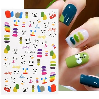 Smiley Face Nail Stickers
