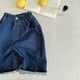 thumbnail image 1 of 2025 primavera nuevos pantalones vaqueros para bebés de 1 a 6 años pantalones vaqueros sueltos de estilo coreano para niños y niñas pantalones simples de Color sólido para niños, 1 of 6