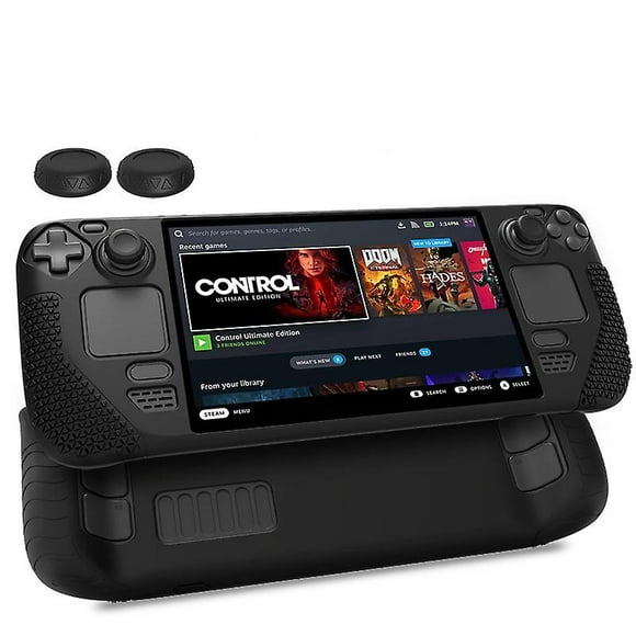 Protective Case Compatible With Valve Steam Deck 2021, With 2 Thumb Caps