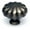 Antique English Matte, variant on Alno A819-1-PB/NL Traditional Fluted Flower 1-1/4" Mushroom Solid Brass Cabinet Knob /