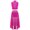 Hot Pink, variant on Haitryli Girls Jazz Latin Ballet Costume 2 Piece Modern Dancing Clothes Dance Outfits Set Irregular Skirts Set Blue 8