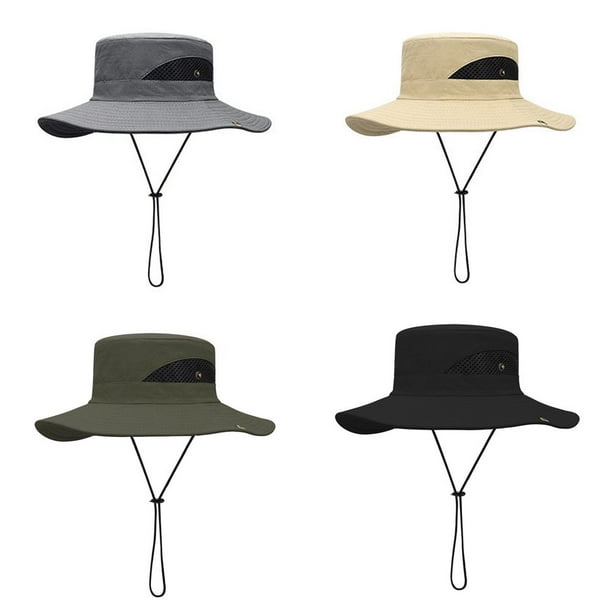Multifunctional Adjustable Men Hat Big Hat Brim 360 Degree Shading