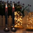 thumbnail image 4 of Velas Led De 2 Uds., Velas Cónicas Sin Llama Que Funcionan Con Pilas Para Navidad, Decoración De Fiesta De Halloween Inevent HA036955-00, 4 of 6