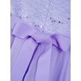 thumbnail image 4 of Manyakai Kids Girls Sequined Princess Dress Lace Chiffon Flower Girls Dress Wedding Prom Party Gowns Lavender 4, 4 of 7