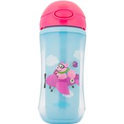 Dr. Brown's 10 oz Insulated Straw Sport Cup - Squirrel Pilot/Pink